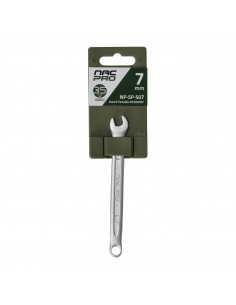 Klucz płasko-oczkowy ze stali chromowo-wanadowej 7 mm NAC PRO NP-SP-S07 5905842527225