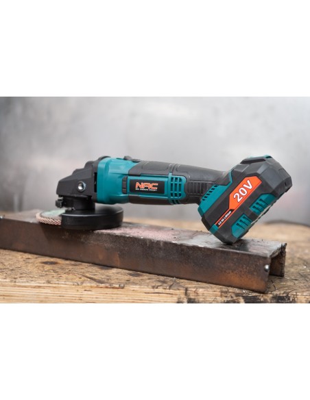 Akumulatorowa szlifierka kątowa NAC 125 mm z akumulatorem i ładowarką AGE-125-LI-B-20V 5902490740211 12