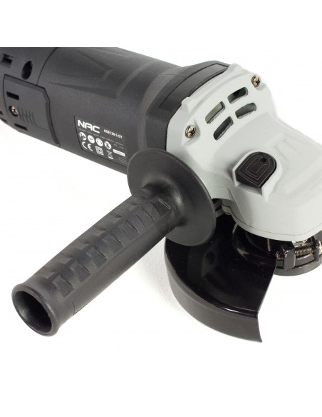 Szlifierka kątowa 1200W 125 mm z regulacją prędkości NAC AGE120-S-GY 5902490796669 8