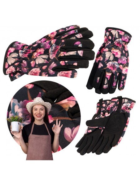 Wytrzymałe rękawiczki ogrodowe ze ściągaczem Meven rozm. M 5905842530829