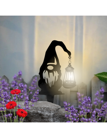 Ogrodowa lampa solarna LED wbijana GNOM Meven 35 cm 5905842530805 3