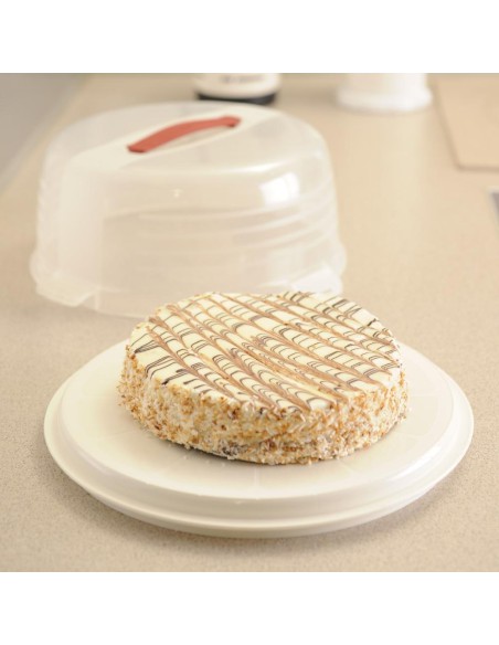 Pojemnik na tort ciasto okrągły Tortownica 31 cm Curver - Pojemnik na tort ciasto okrągły Tortownica 31 cm Curver 3253920416001 3