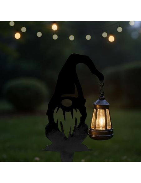 Ogrodowa lampa solarna LED wbijana GNOM Meven 35 cm 5905842530805 5