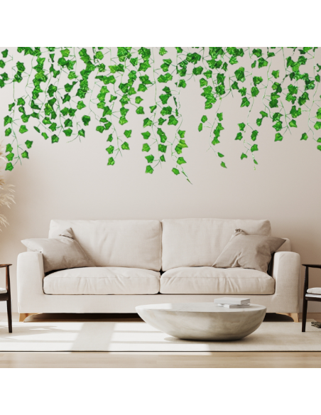 Sztuczny bluszcz ozdobny, girlanda na ścianę Meven 12 szt. 220 cm 5905842530874 8