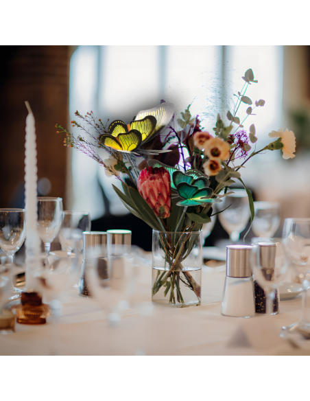 Dekoracyjne motyle świecące w ciemności do ogrodu kolorowe Meven 5 szt. 5905842530881 8