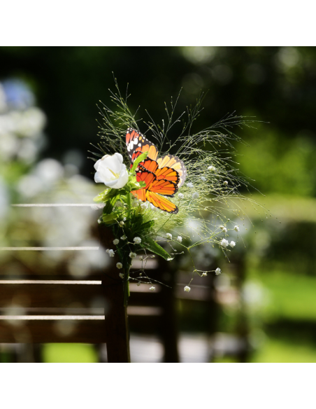 Dekoracyjne motyle świecące w ciemności do ogrodu naturalne Meven 5 szt. 5905842530898 8