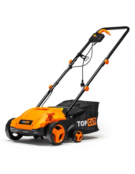 Mocny aerator-wertykulator elektryczny z koszem 30 L 1500 W 32 cm TOP CUT TC-AE1500-32 5905842525993 3