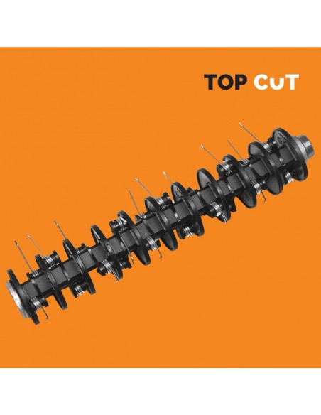 Mocny aerator-wertykulator elektryczny z koszem 30 L 1500 W 32 cm TOP CUT TC-AE1500-32 5905842525993 14