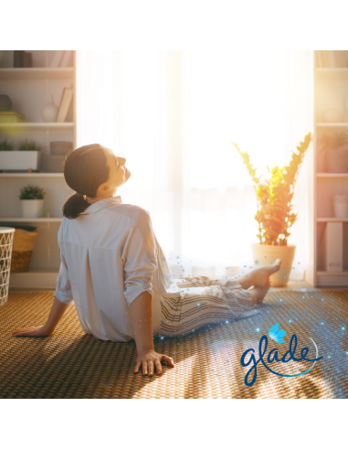Podwójny odświeżacz powietrza w aerozolu 1+1 Glade Relaxing Zen 5000204983388 3