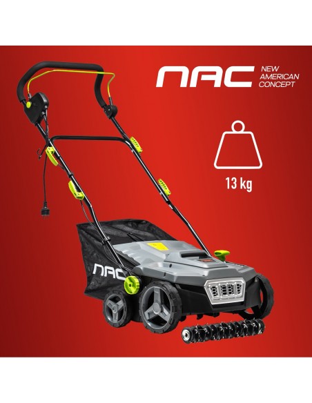 Elektryczny aerator-wertykulator NAC SCE180-38-W 1800W 38 cm 45L 5905842519794 10