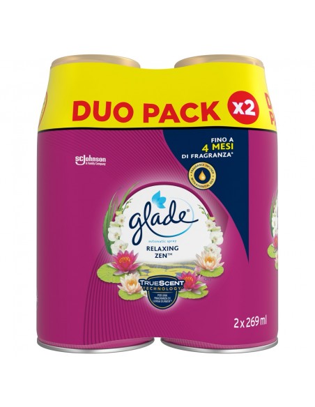 Podwójny zapas do automatycznego odświeżacza powietrza Glade Relaxing Zen 5000204301090