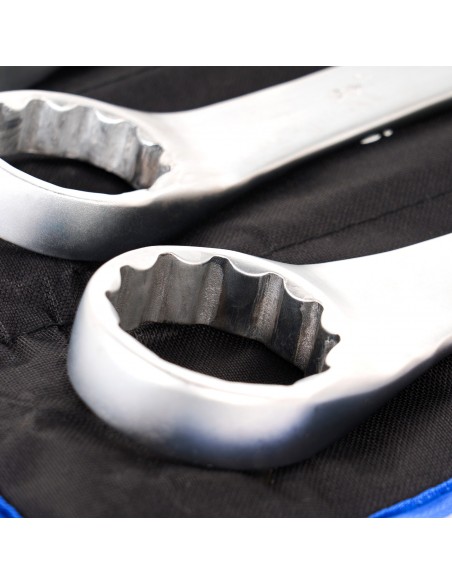 Zestaw kluczy płasko-oczkowych w etui 6 el. 34, 36, 38, 41, 46, 50 mm NAC-SP-06-BS 5905842526990 3