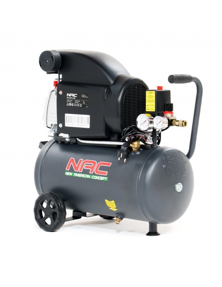 Kompresor olejowy NAC OL-L-24-1.1-IN 24 L 1100W 1,5HP - Sprężarki i kompresory Kompresor olejowy NAC OL-L-24-1.1-IN 24 L 1100W 1,5HP 5905842511804 2