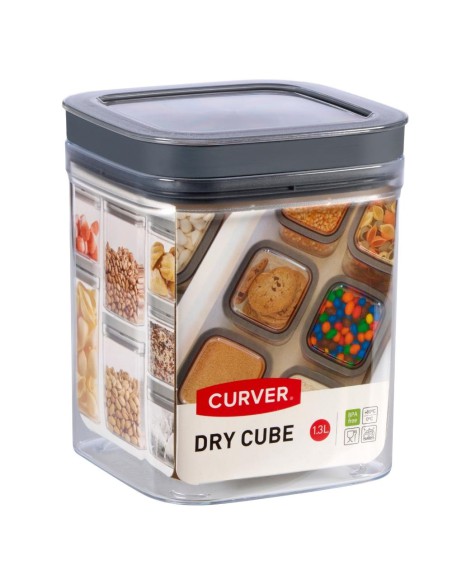 Pojemnik na produkty sypkie 1,3l Curver Dry Cube - Pojemnik na produkty sypkie 1,3l Curver Dry Cube 3253920996008 3