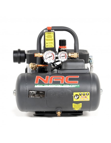Cichy kompresor bezolejowy NAC OF-SL-6-0.55-IN 6L 550W 0,7HP 5905842511811