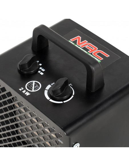 Nagrzewnica elektryczna z grzałką PTC NAC HE-2K-P-BG 2000W - Sprzęt warsztatowy Nagrzewnica elektryczna z grzałką PTC NAC HE-2K-P-BG 2000W 5905842520707 6