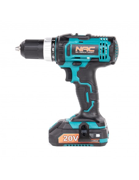 Zestaw akumulatorowa wkrętarka i zakrętak udarowy 2Ah 4Ah NAC CDB-ID-ST2-20V - Wiertarki i wkrętarki Zestaw akumulatorowa wkrętarka i zakrętak udarowy 2Ah 4Ah NAC CDB-ID-ST2-20V 5905842517622 4