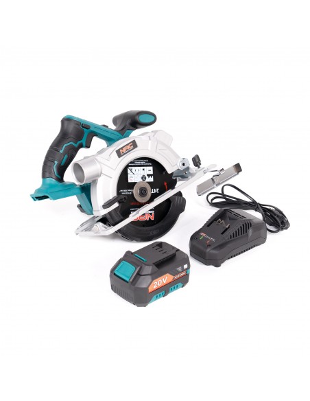 Akumulatorowa pilarka elektryczna z akumulatorem 4Ah i ładowarką NAC CS-165-LI-ST2-20V 5905842517639