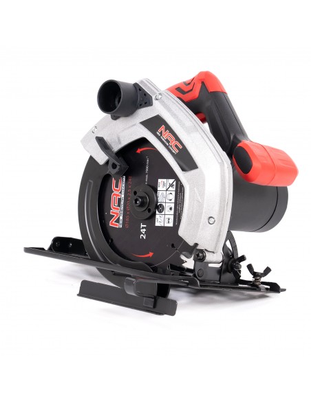 Pilarka tarczowa ręczna do drewna 1400W 185mm CS-185-14-GN 5905842516946 8