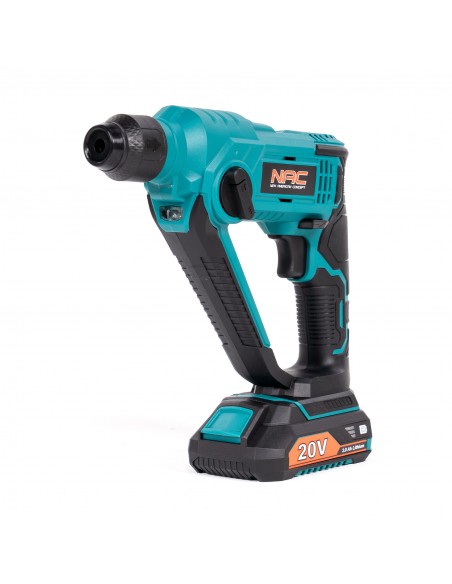 Akumulatorowa młotowiertarka zestaw z akumulatorem i ładowarką NAC HE-SDS-LI-ST-20V 5902490747173 2