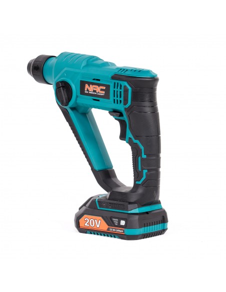 Akumulatorowa młotowiertarka zestaw z akumulatorem i ładowarką NAC HE-SDS-LI-ST-20V 5902490747173 4