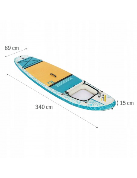 Deska pompowana SUP Paddleboard Bestway Hydro-Force Panorama 340 x 89 x 15 cm 6941607311202 4