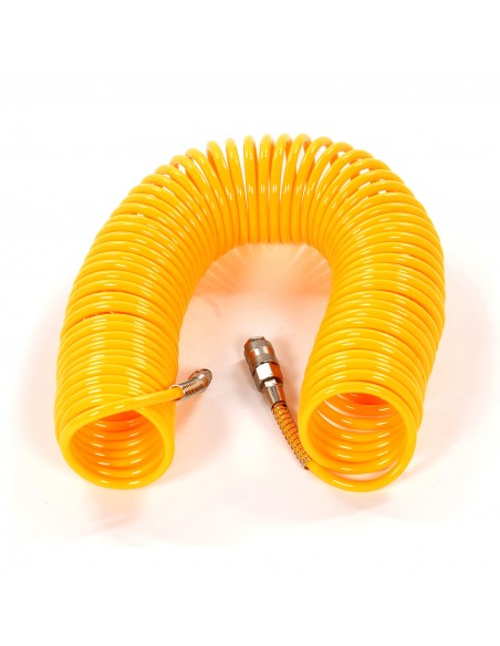 Wąż pneumatyczny spiralny do sprężonego powietrza PU 15M 5X8 MM - Sprężarki i kompresory Wąż pneumatyczny spiralny do sprężonego powietrza PU 15M 5X8 MM 5905842520028