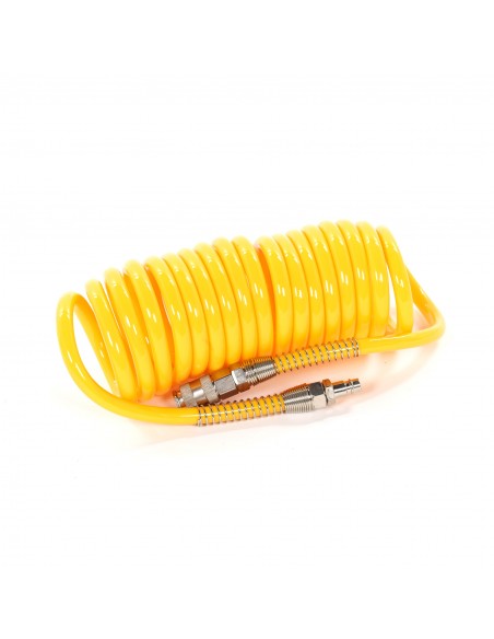 Wąż pneumatyczny spiralny do sprężonego powietrza PU 5M 8x12MM - Sprężarki i kompresory Wąż pneumatyczny spiralny do sprężonego powietrza PU 5M 8x12MM 5905842520035