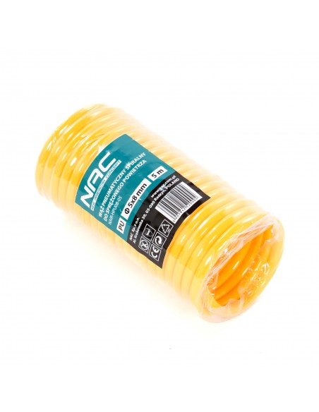 Wąż pneumatyczny spiralny do sprężonego powietrza PU 5M 5X8 MM 5905842520004 3