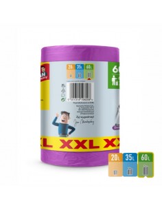 Zapachowe worki na śmieci z uszami 60 l Jan Niezbędny 60 szt. 5201314198208 2