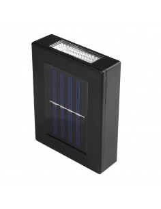 Ogrodowa lampa solarna ścienna z czujnikiem zmierzchu 4 LED 600 mAh Meven 5905842532212 2