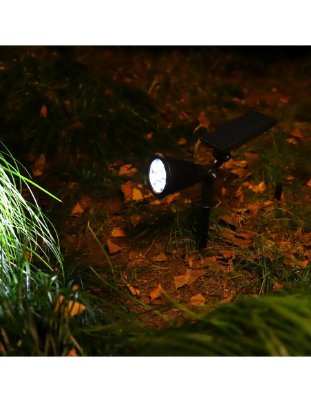 Reflektor solarny wbijany  z czujnikiem zmierzchu 7 LED 1200 mAh Meven 5905842532229 5