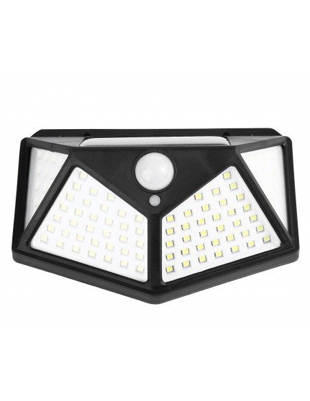 Lampa solarna ścienna kinkiet z czujnikiem ruchu 100 LED Meven 5905842532243