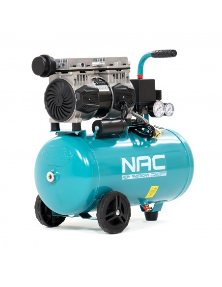 Cichy Kompresor bezolejowy 24 litry, 600W, 0,8HP MA-OF-SL-24L-0.8-2P 5905842515673 3