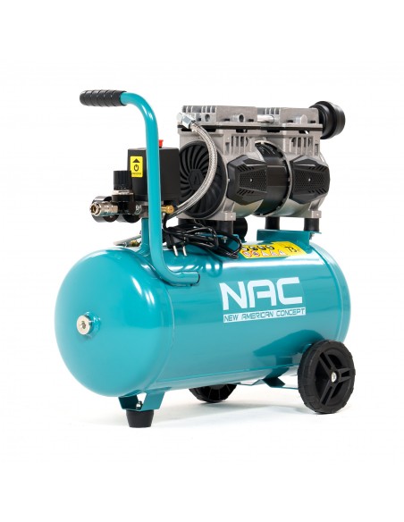 Cichy Kompresor bezolejowy 24 litry, 600W, 0,8HP MA-OF-SL-24L-0.8-2P 5905842515673 5