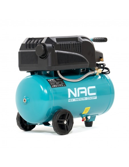 Kompresor bezolejowy z wyciszonym silnikiem 24 litry, 600W, 0,8HP MA-OF-SL-24L-0.8 5905842515642 3