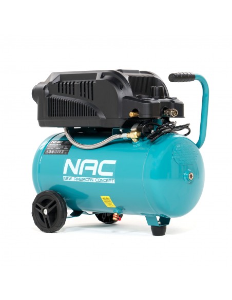 Kompresor bezolejowy z wyciszonym silnikiem 24 litry, 600W, 0,8HP MA-OF-SL-24L-0.8 5905842515642 4