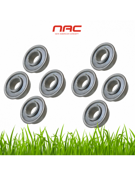 Zestaw wzmocnionych łożysk kół kosiarki 12,7 mm 8 szt. 5900607537563 3