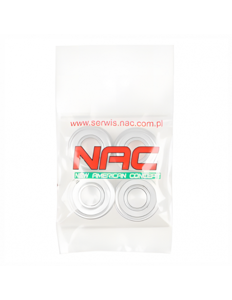 Zestaw wzmocnionych łożysk kół kosiarki 12,7 mm NAC 4 szt. 5902490762671 4