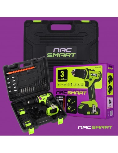 Zestaw NAC SMART: Robot koszący 22 cm + Wiertarko-wkrętarka akumulatorowa z udarem 5905842525719 4