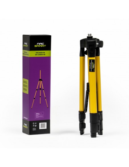 Statyw do lasera krzyżowego, poziomicy laserowej, trójnóg 100 cm NAC SMART 5905842528208 4