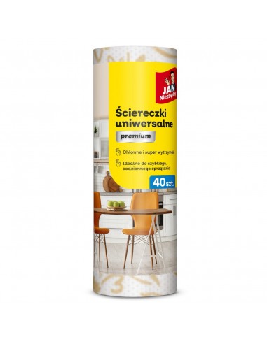 Premium ściereczki uniwersalne na rolce Jan Niezbędny 40 szt. 5900536361192 3