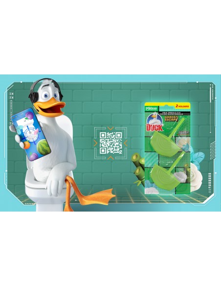 Duck Aqua Emerald 4in1 - Garden Escape - podwójna zawieszka do toalet 5000204329971 6