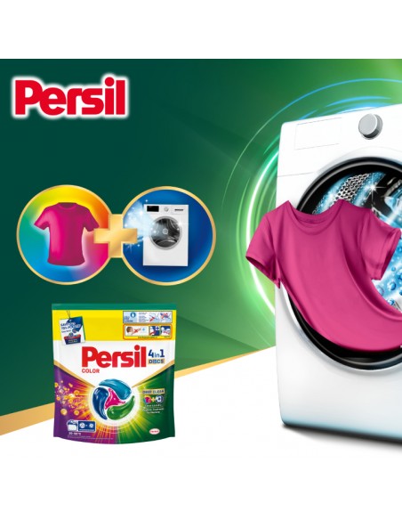 Kapsułki do prania kolorów Persil Deep Clean Discs 4w1 Color, 60 prań 9000101830880 3
