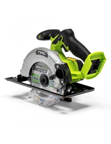Akumulatorowa piła tarczowa ręczna 165 mm NAC SMART NS-CS-20V-B Body bez baterii 5905842532083