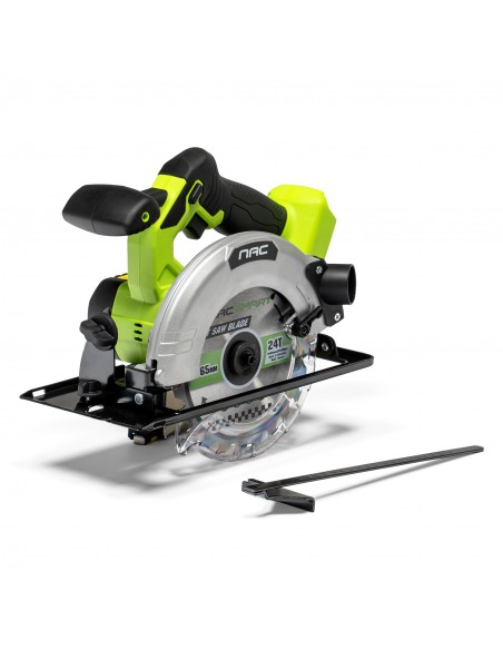 Akumulatorowa piła tarczowa ręczna 165 mm NAC SMART NS-CS-20V-B Body bez baterii 5905842532083 5