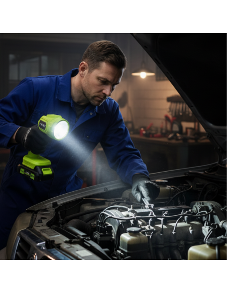 Akumulatorowa latarka warsztatowa NAC SMART NS-WL-20V-B, Body bez baterii 5905842532168 3