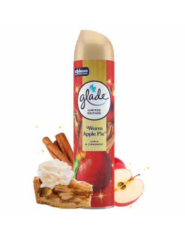 Jesienny oświeżacz powietrza w sprayu Glade Warm Apple Pie 300 ml - Odświeżacze w sprayu Jesienny oświeżacz powietrza w sprayu Glade Warm Apple Pie 300 ml 5000204416466