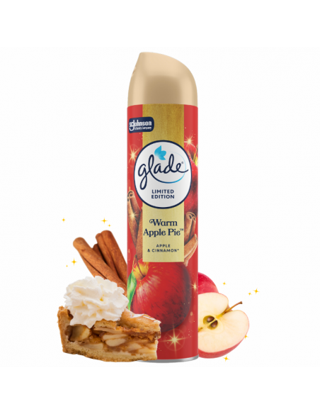 Jesienny oświeżacz powietrza w sprayu Glade Warm Apple Pie 300 ml - Odświeżacze w sprayu Jesienny oświeżacz powietrza w sprayu Glade Warm Apple Pie 300 ml 5000204416466