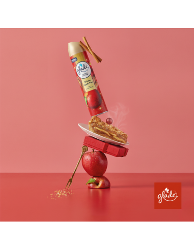 Jesienny oświeżacz powietrza w sprayu Glade Warm Apple Pie 300 ml - Odświeżacze w sprayu Jesienny oświeżacz powietrza w sprayu Glade Warm Apple Pie 300 ml 5000204416466 4